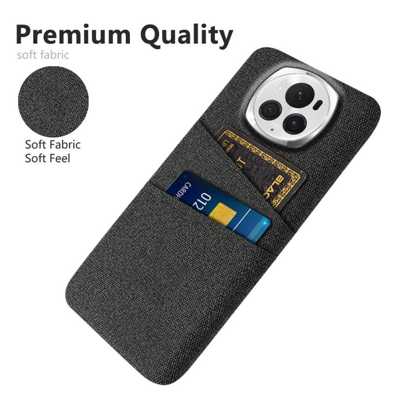 Mobiltelefon Tokok Honor Magic 6 Pro Szövet Dupla Kártyatartó