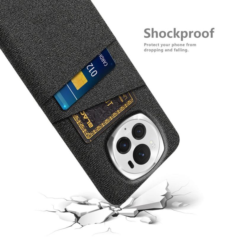 Mobiltelefon Tokok Honor Magic 6 Pro Szövet Dupla Kártyatartó