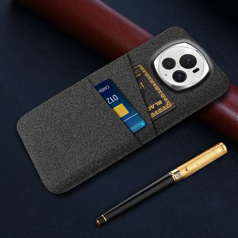 Mobiltelefon Tokok Honor Magic 6 Pro Szövet Dupla Kártyatartó