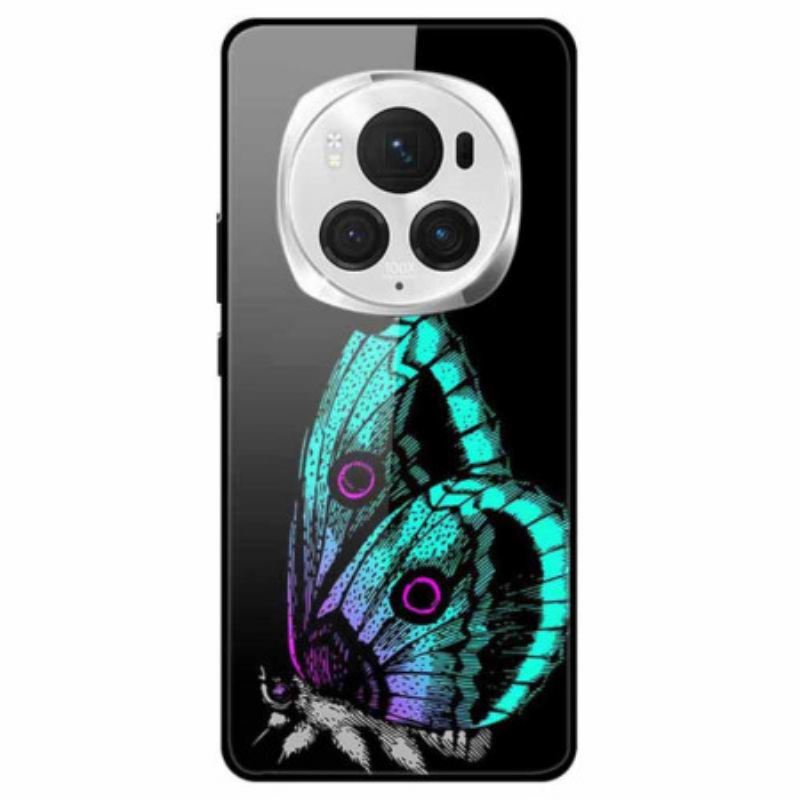 Tok Honor Magic 6 Pro Világos Zöld Pillangós Edzett Üveg