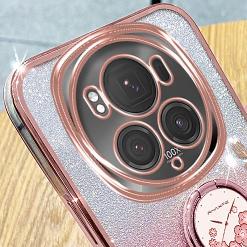 Tok Honor Magic 6 Pro Virág És Strassz Tartógyűrű Kadem