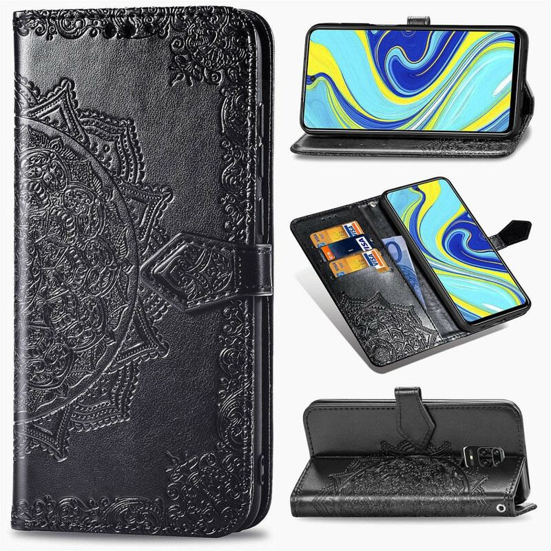 Fliptok / Bőrtok Xiaomi Redmi Note 9S / 9 Pro Mandala Középkor