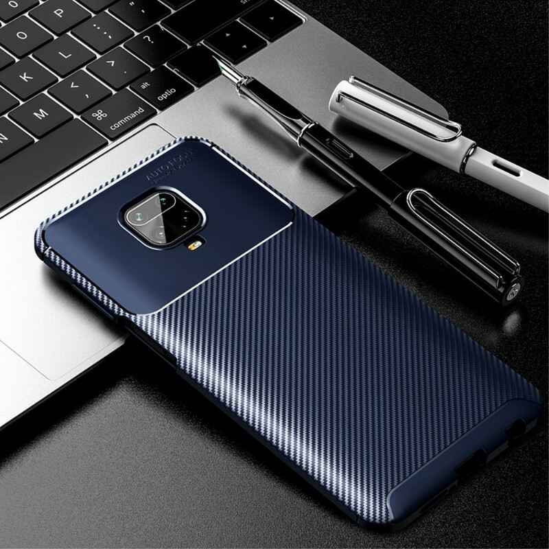 Telefontok Xiaomi Redmi Note 9S / 9 Pro Rugalmas Szénszálas Textúra