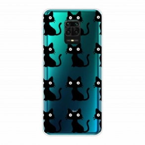 Tok Xiaomi Redmi Note 9S / 9 Pro Több Fekete Macska