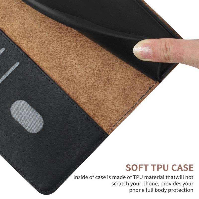 Kinyitható Tokok Oneplus 12r Nappa Bőr