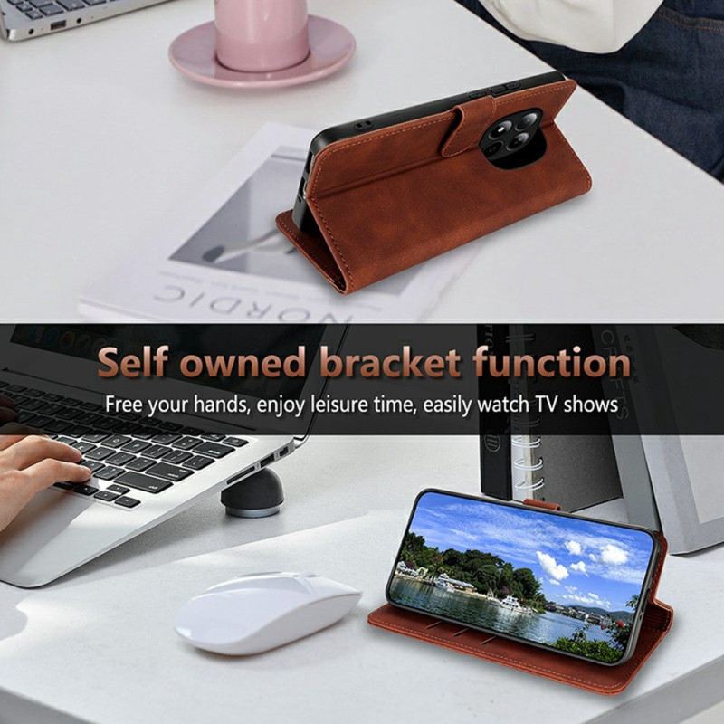 Bőrtok Xiaomi Redmi Note 15 Pro 5g Azns Velúr Hatás