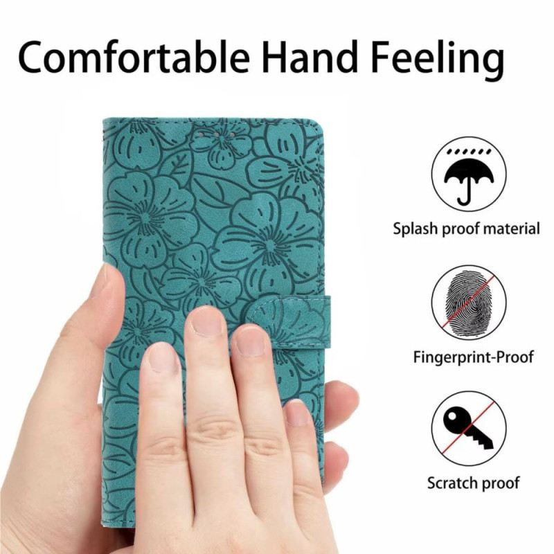 Bőrtok Xiaomi Redmi Note 15 Pro 5g Cseresznyevirágok