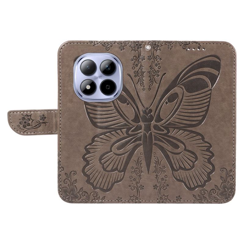 Bőrtok Xiaomi Redmi Note 15 Pro 5g Grafikus Pillangó