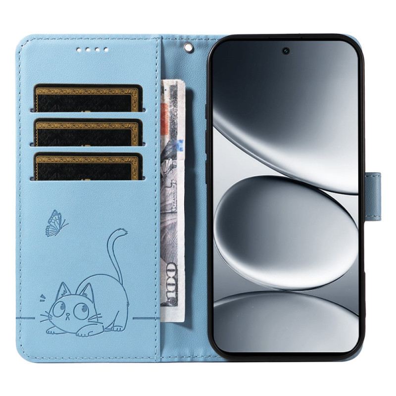 Bőrtok Xiaomi Redmi Note 15 Pro 5g Macska Grafika