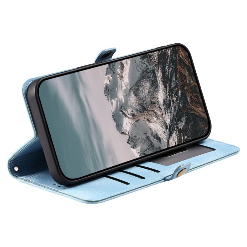 Bőrtok Xiaomi Redmi Note 15 Pro 5g Mandala Velúr Hatású