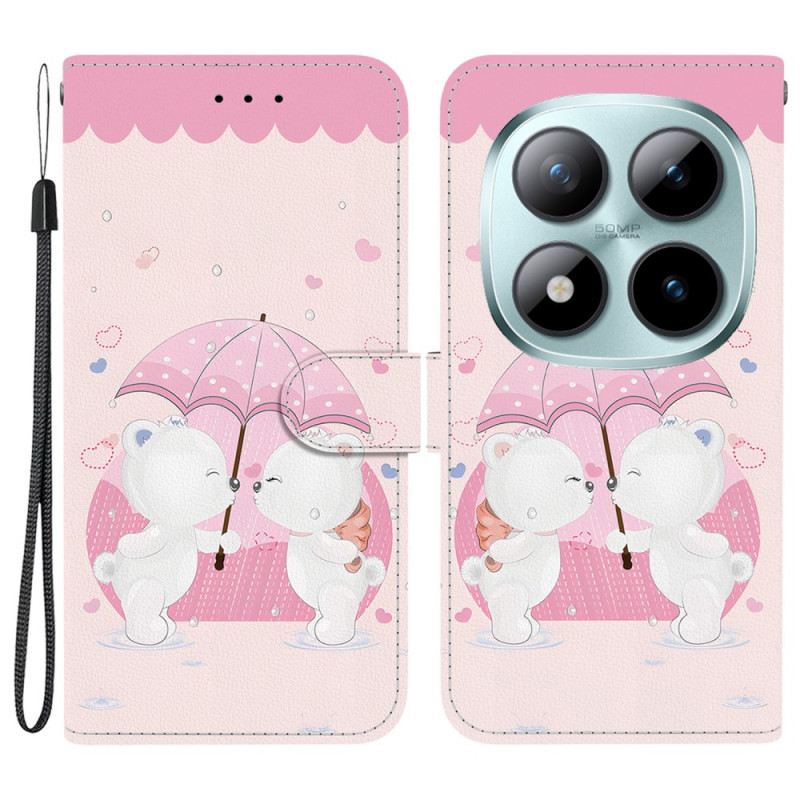 Bőrtok Xiaomi Redmi Note 15 Pro 5g Medvebocs Pár