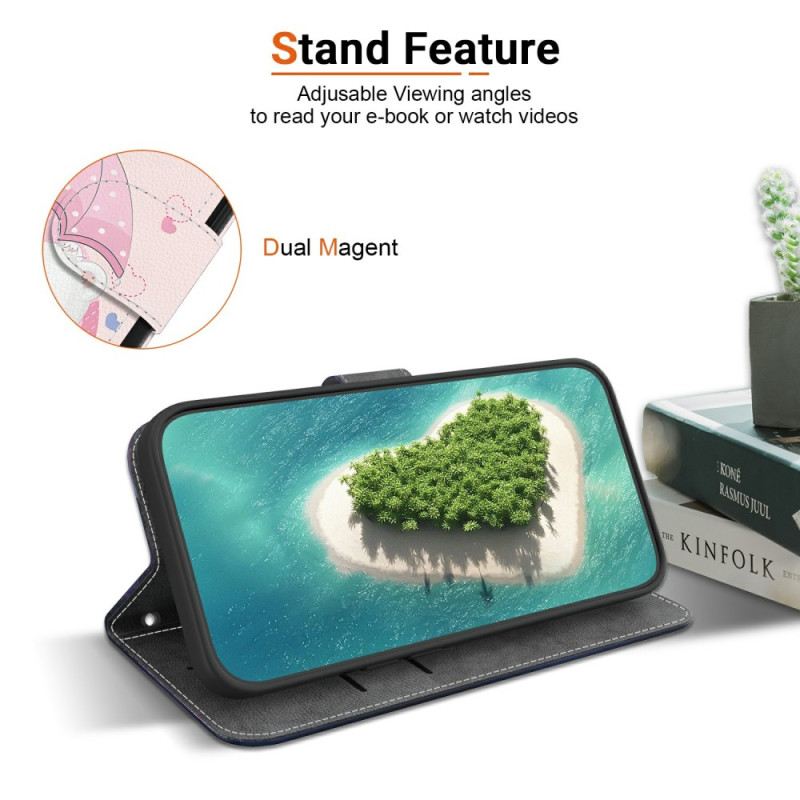 Bőrtok Xiaomi Redmi Note 15 Pro 5g Medvebocs Pár