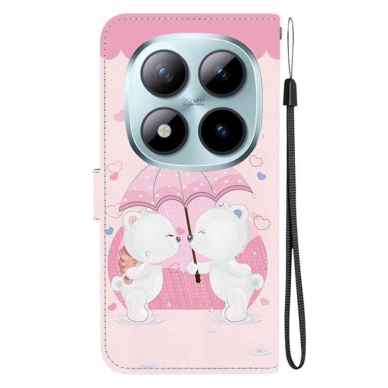 Bőrtok Xiaomi Redmi Note 15 Pro 5g Medvebocs Pár