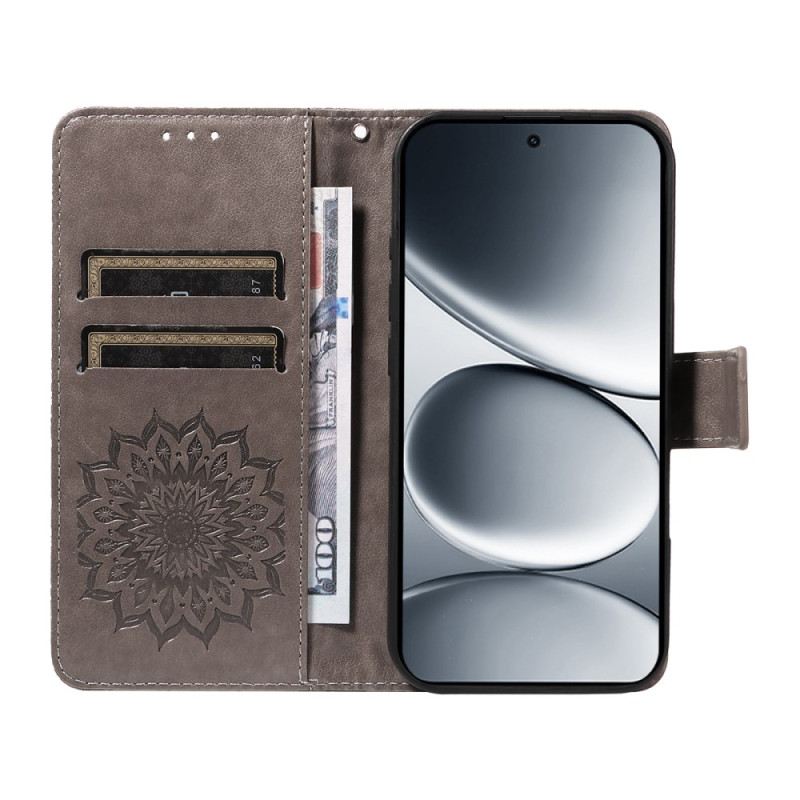 Bőrtok Xiaomi Redmi Note 15 Pro 5g Napraforgó Minta