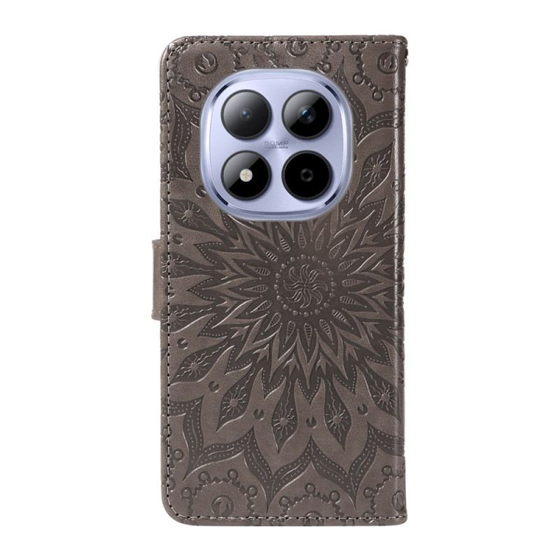 Bőrtok Xiaomi Redmi Note 15 Pro 5g Napraforgó Minta