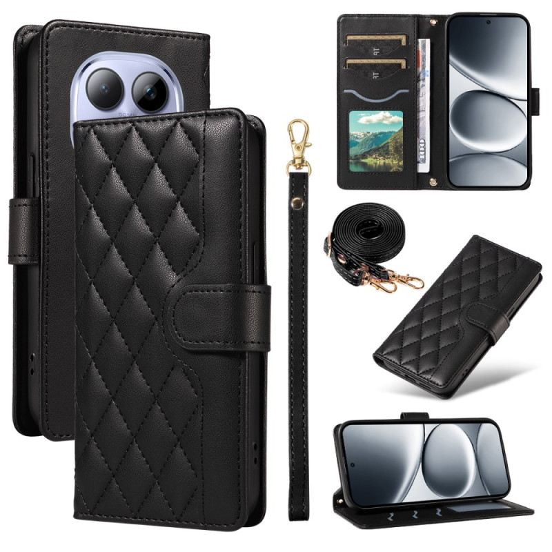 Bőrtok Xiaomi Redmi Note 15 Pro 5g Pántokkal Steppelt