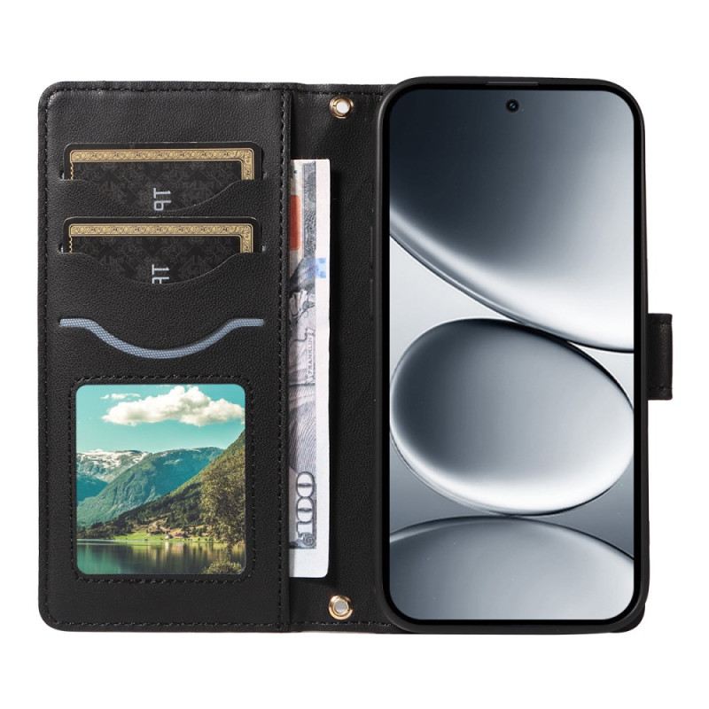 Bőrtok Xiaomi Redmi Note 15 Pro 5g Pántokkal Steppelt