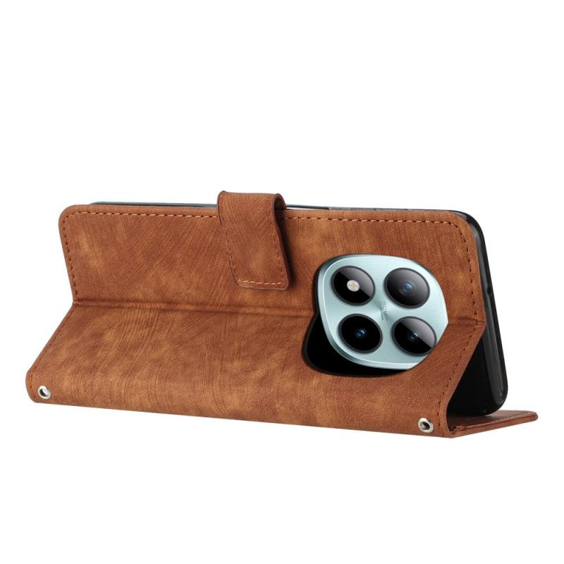 Bőrtok Xiaomi Redmi Note 15 Pro 5g Retró Dizájn