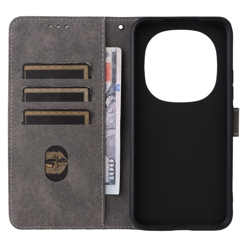 Bőrtok Xiaomi Redmi Note 15 Pro 5g Rfid-blokkoló És Pántos