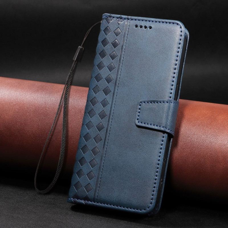 Bőrtok Xiaomi Redmi Note 15 Pro 5g Rombusz Szegély