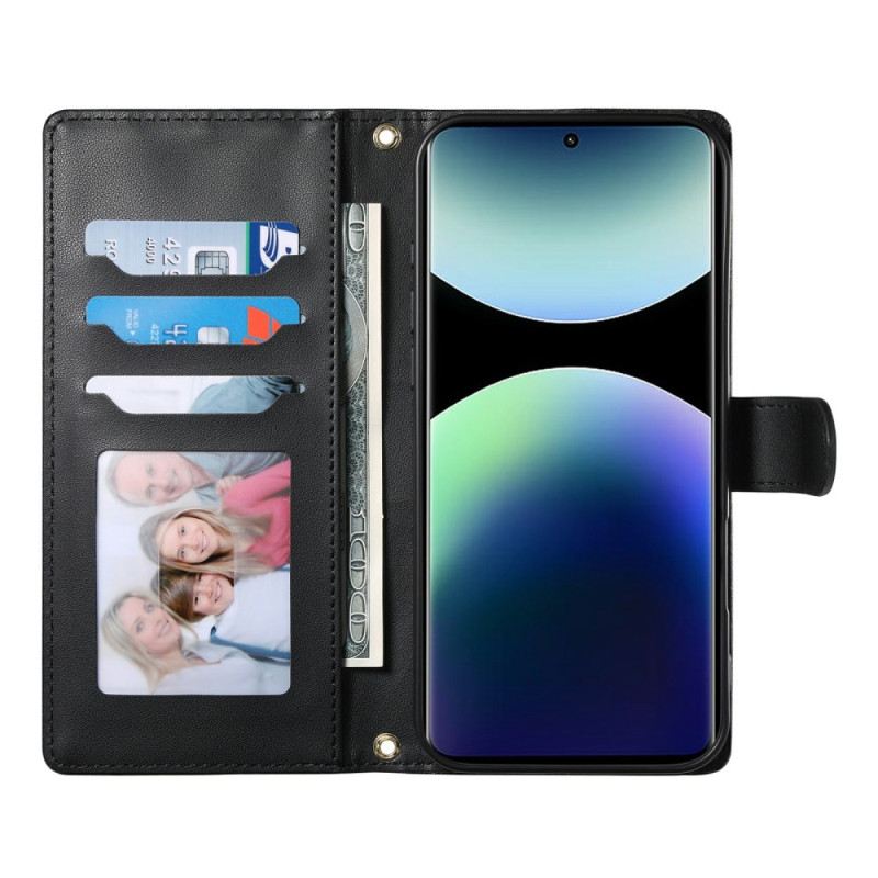 Bőrtok Xiaomi Redmi Note 15 Pro 5g Steppelt Pántokkal