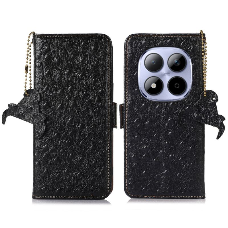 Bőrtok Xiaomi Redmi Note 15 Pro 5g Texturált Valódi Bőr