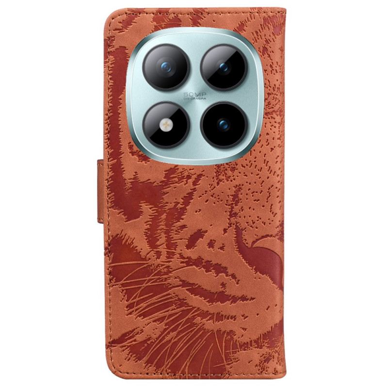 Bőrtok Xiaomi Redmi Note 15 Pro 5g Tigrisminta