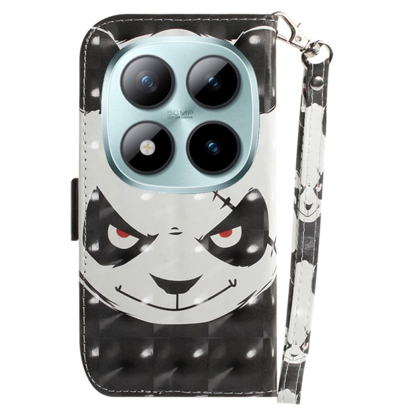 Fliptok Xiaomi Redmi Note 15 Pro 5g Dühös Panda Pántokkal