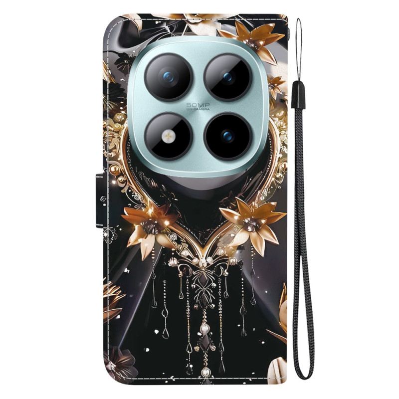 Fliptok Xiaomi Redmi Note 15 Pro 5g Fekete És Arany Szív