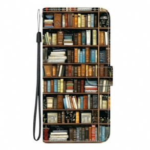 Fliptok Xiaomi Redmi Note 15 Pro 5g Könyvtár Motívum