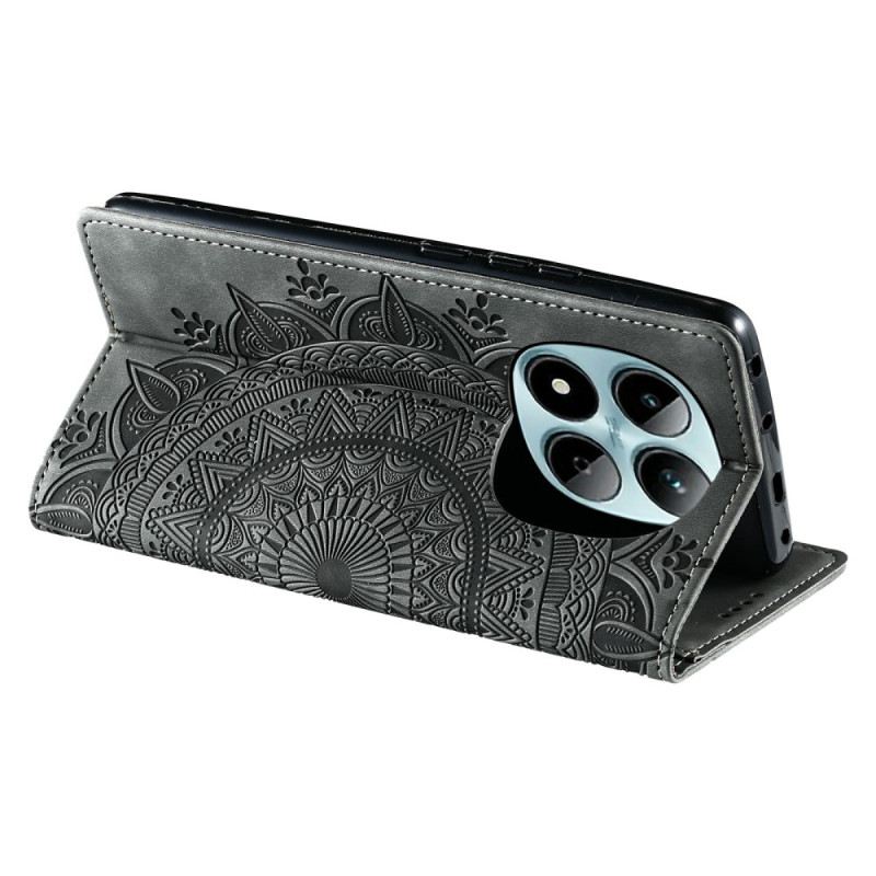 Fliptok Xiaomi Redmi Note 15 Pro 5g Mandala Velúr Hatású