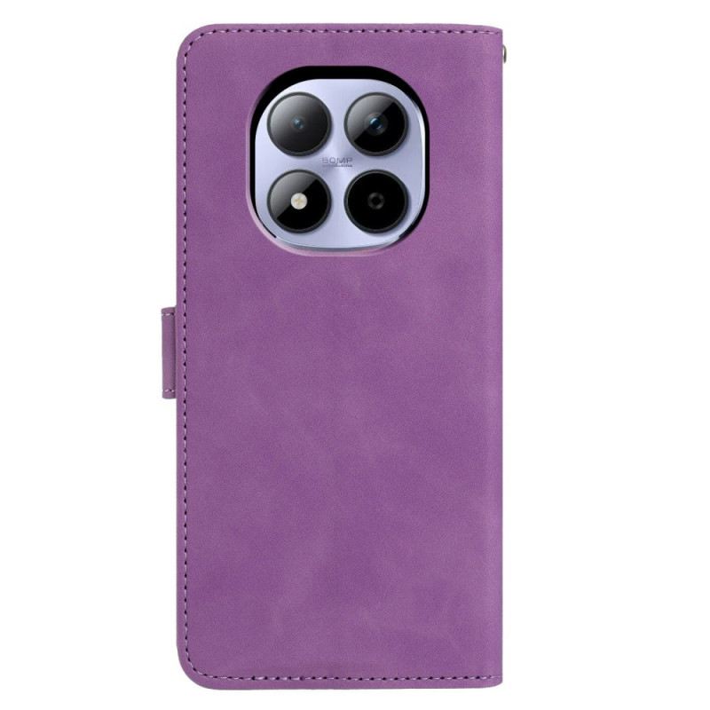 Fliptok Xiaomi Redmi Note 15 Pro 5g Pillangó És Virágmintás