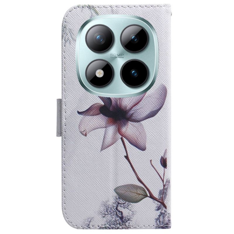 Fliptok Xiaomi Redmi Note 15 Pro 5g Rózsaszín Virág