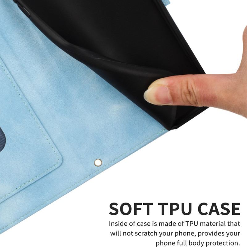 Fliptok Xiaomi Redmi Note 15 Pro 5g Virágmintás Pánttal