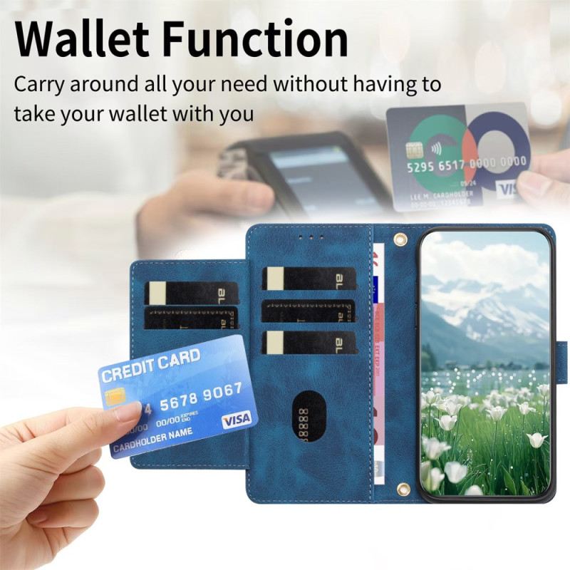 Kinyitható Bőrtok Xiaomi Redmi Note 15 Pro 5g 5 Kártyás Tárca