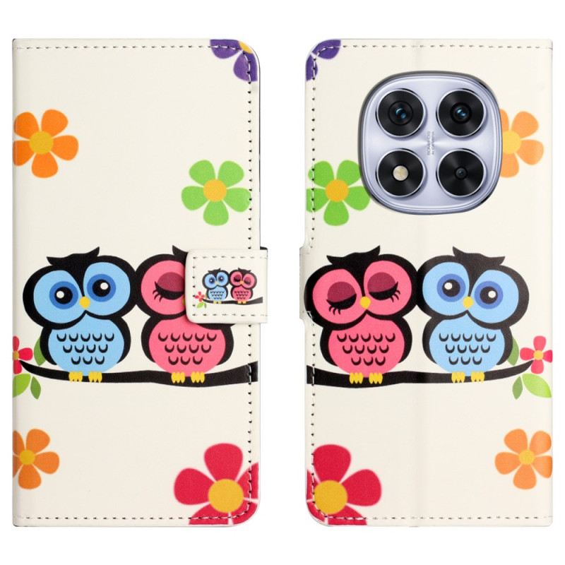 Kinyitható Bőrtok Xiaomi Redmi Note 15 Pro 5g Bagolypár