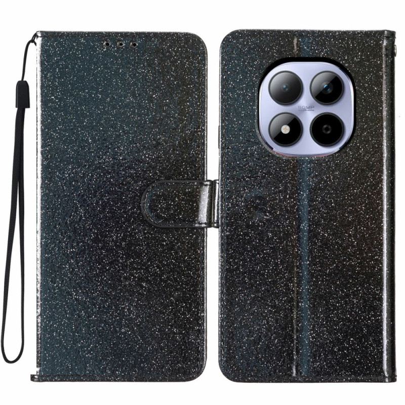 Kinyitható Bőrtok Xiaomi Redmi Note 15 Pro 5g Flitteres