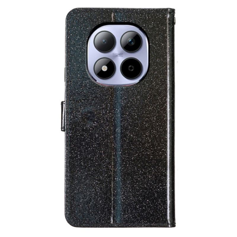 Kinyitható Bőrtok Xiaomi Redmi Note 15 Pro 5g Flitteres