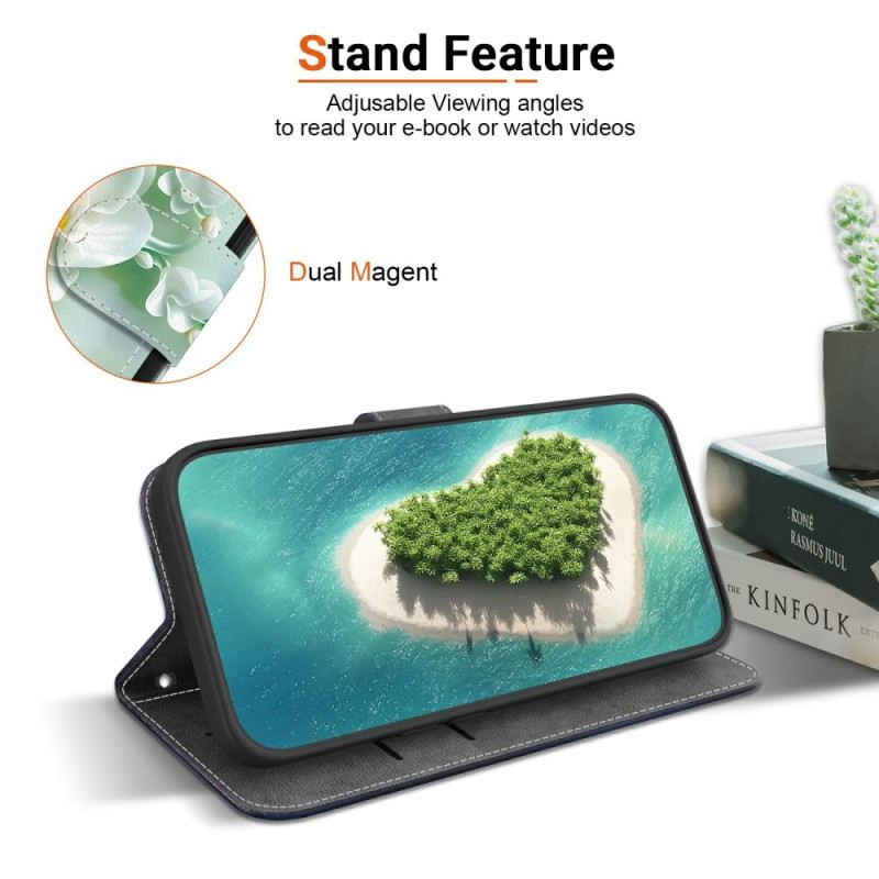 Kinyitható Tokok Xiaomi Redmi Note 15 Pro 5g Jádevirágok