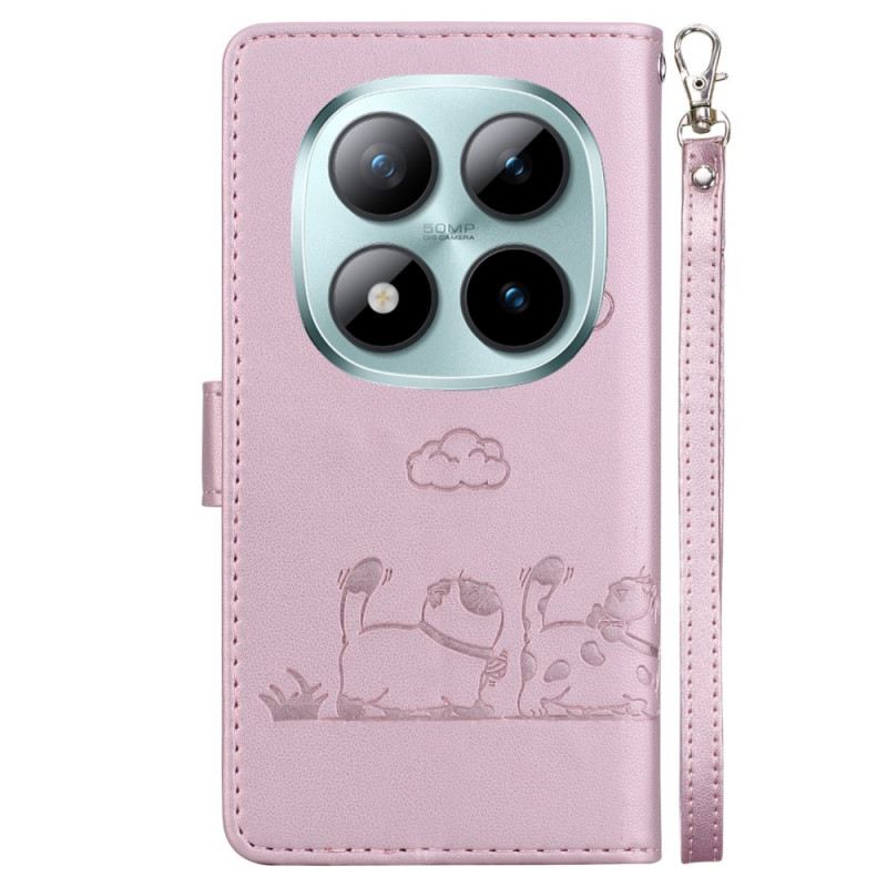 Kinyitható Tokok Xiaomi Redmi Note 15 Pro 5g Macskajelenet