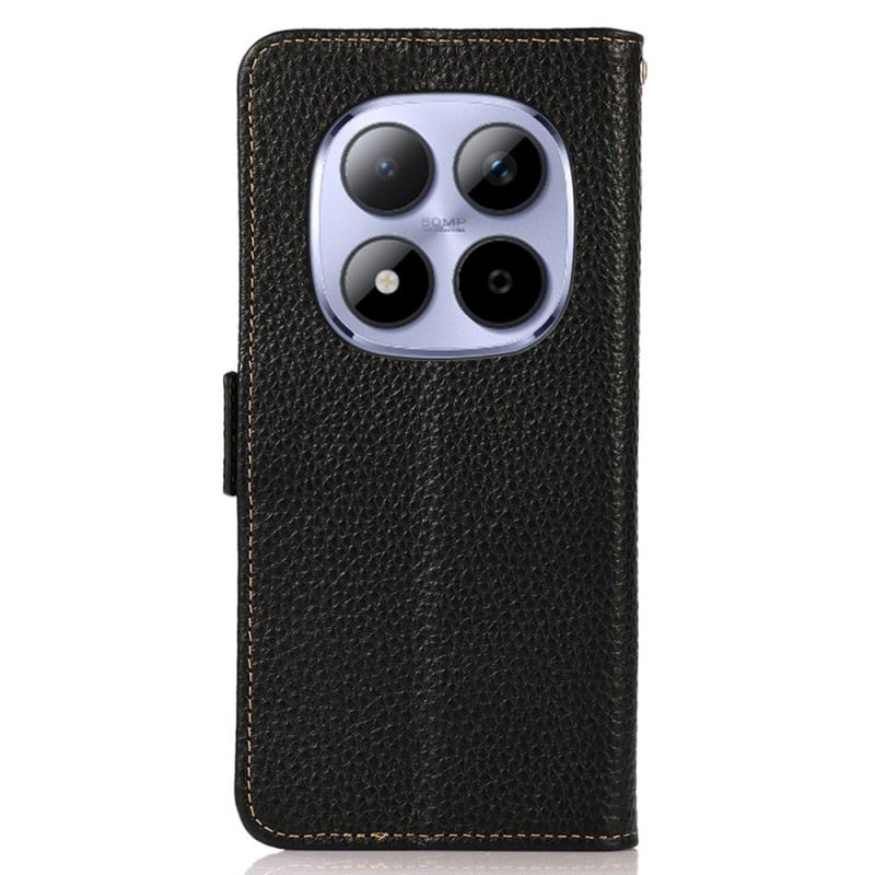 Kinyitható Tokok Xiaomi Redmi Note 15 Pro 5g Valódi Khazneh Bőr