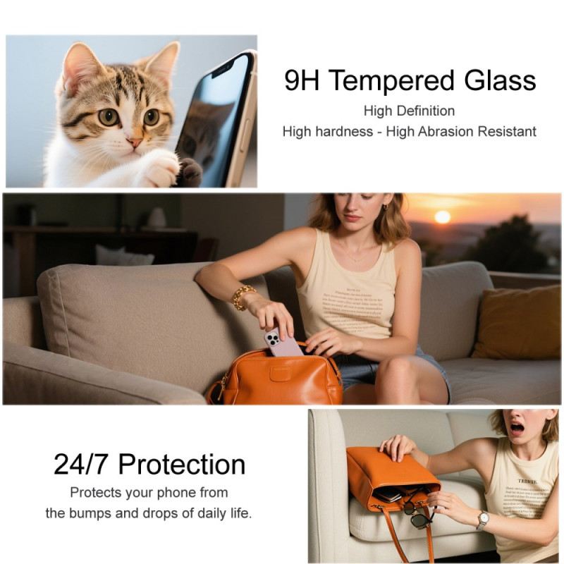 Teljes Lefedettségű Edzett Üveg Képernyővédő Xiaomi Redmi Note 15 Pro 5g-hez (ujjlenyomat-feloldással Kompatibilis)