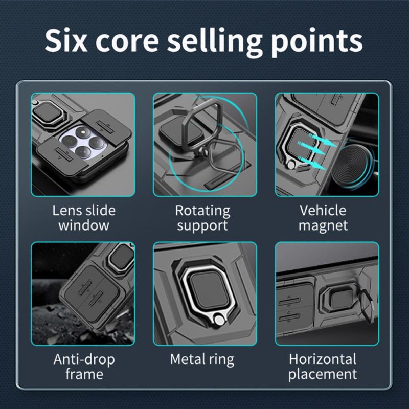 Tok Xiaomi Redmi Note 15 Pro 5g Tartós Gyűrű Lencsevédővel