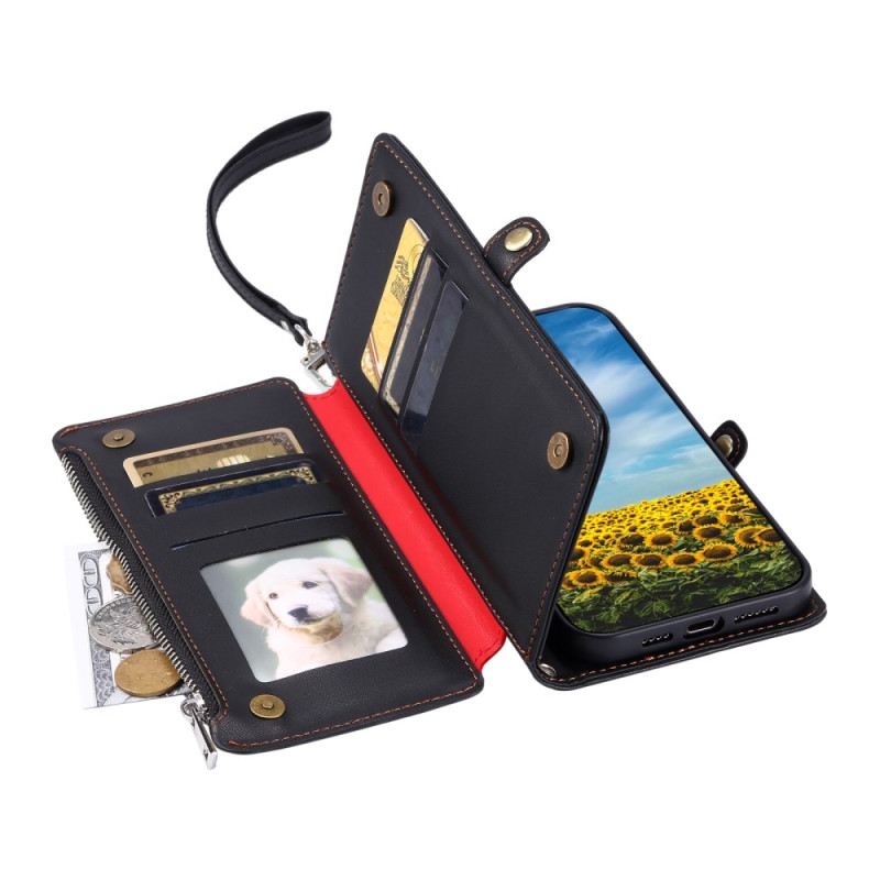 Bőrtok Xiaomi Redmi Note 14 4g 8 Kártyás Pénztárca