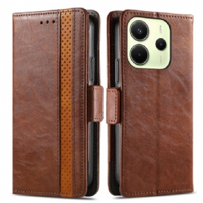 Bőrtok Xiaomi Redmi Note 14 4g Caseneo Rfid-blokkoló