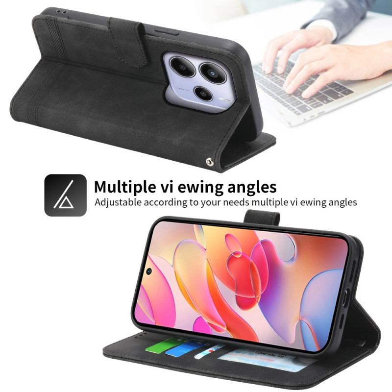 Bőrtok Xiaomi Redmi Note 14 4g Dierfeng