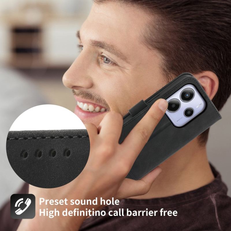 Bőrtok Xiaomi Redmi Note 14 4g Dierfeng