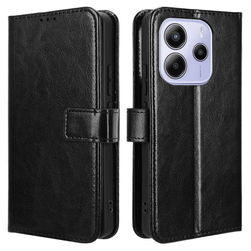 Bőrtok Xiaomi Redmi Note 14 4g Feltűnő Műbőr