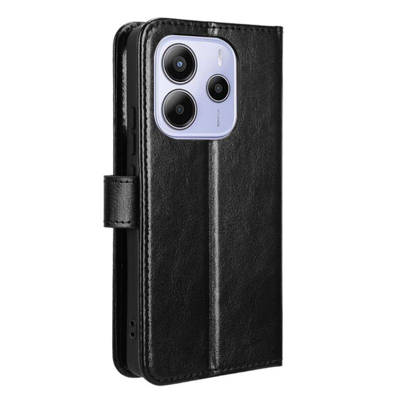 Bőrtok Xiaomi Redmi Note 14 4g Feltűnő Műbőr