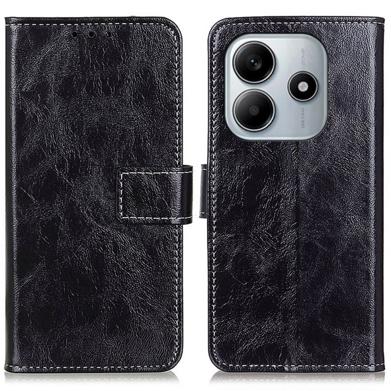 Bőrtok Xiaomi Redmi Note 14 4g Fényes